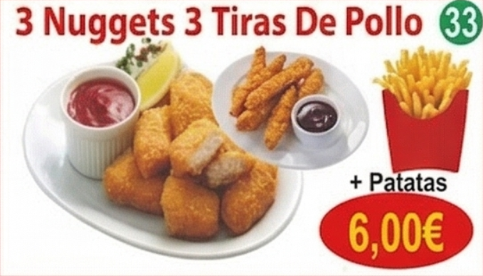 Combo Mix Nuggets + Tiras