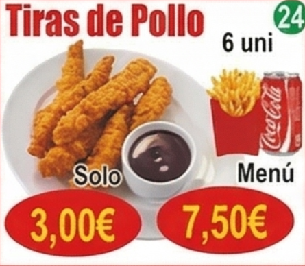 Tiras de Pollo